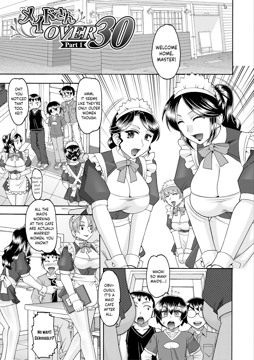 Hentai Manga Comic-Maid OVER 30-Read-4